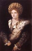 Portrat of Isabella d Este TIZIANO Vecellio